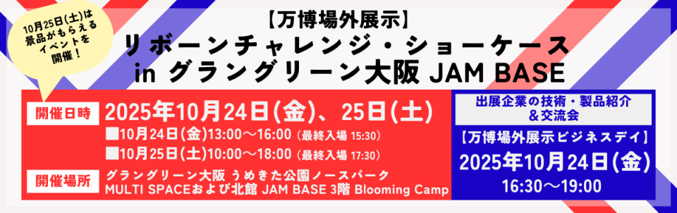 リボーンチャレンジ・ショーケース in グラングリーン大阪 JAM BASEのチラシ画像
