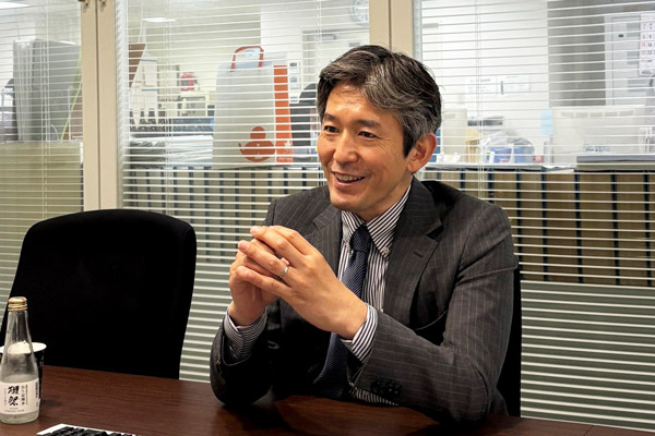 「世界で日本酒が売れる文化を作る」と語る桜井氏