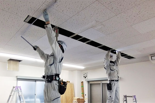堅実な仕事ぶりが定評で、工事の依頼が絶えない