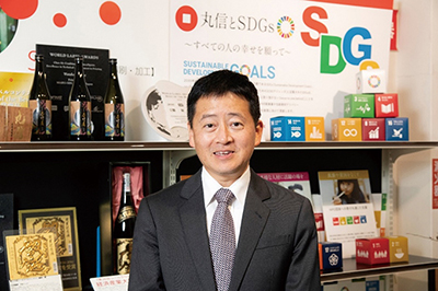 SDGsへの取り組みを進める株式会社丸信代表取締役の平木洋二氏