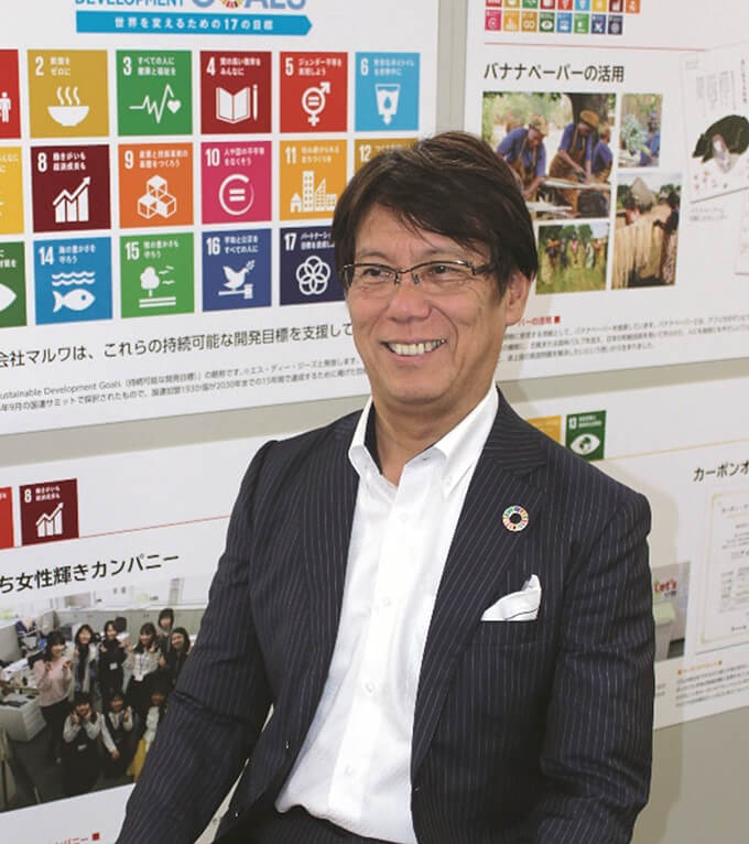 「SDGsは社長率先で取り組む」と鳥原久資社長