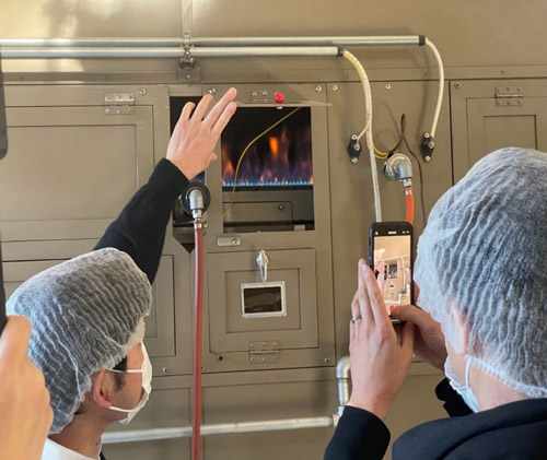 製茶製造の様子