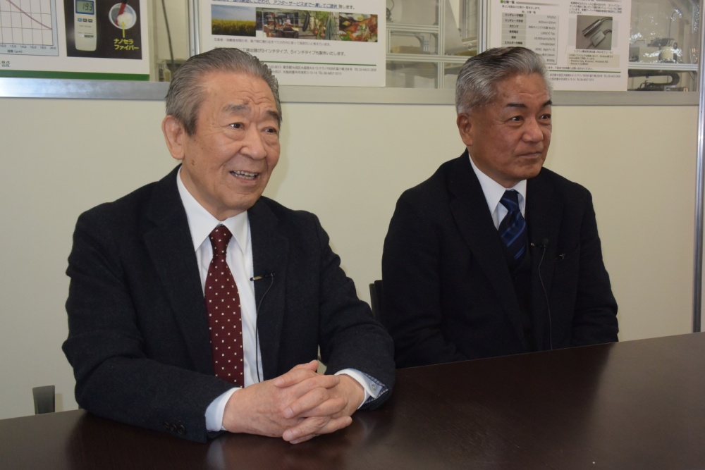 代表取締役 社長・進士国広氏と、取締役・近藤正博氏